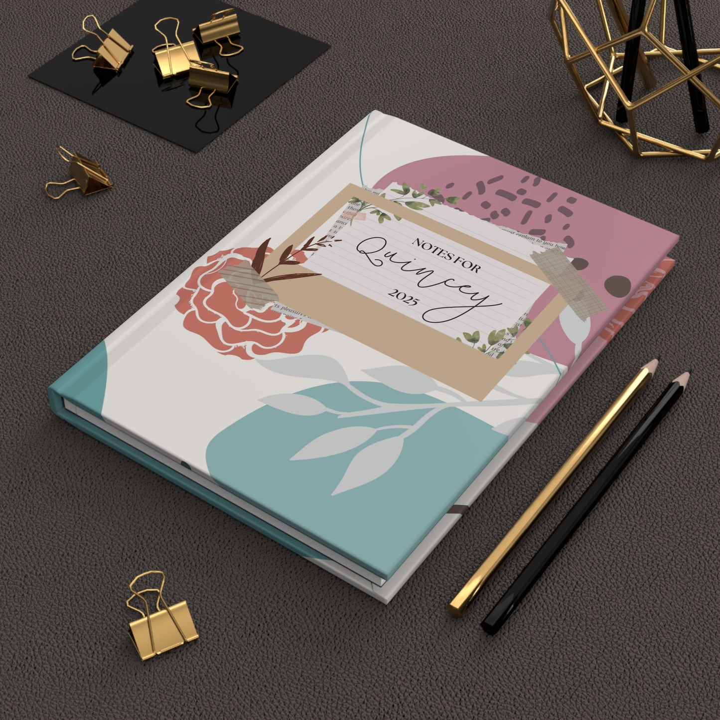Personalized Notes to my Daughter Hardcover Journal | Mother Daughter Notes
