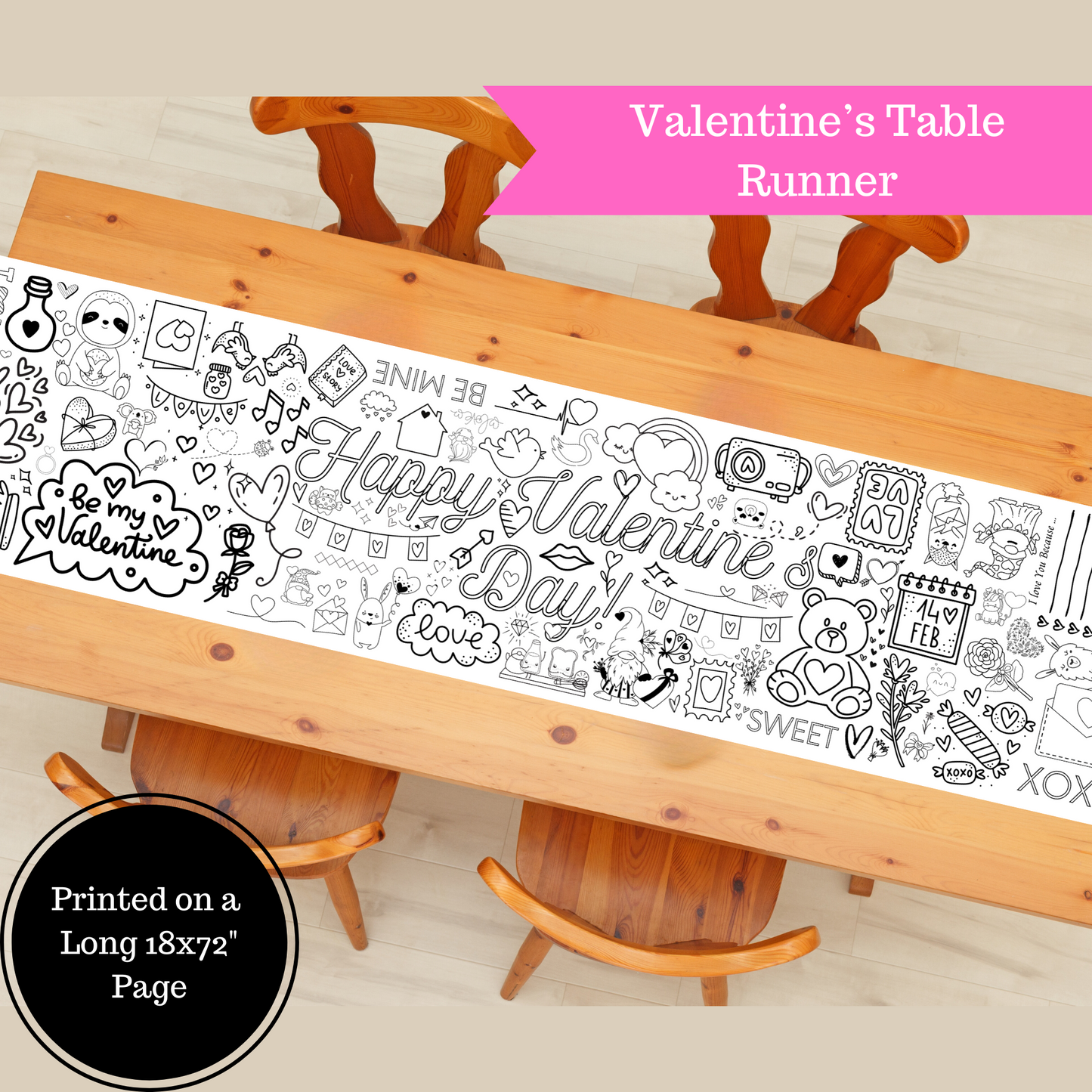 Thanksgiving Busy Place Mat | 6 pack