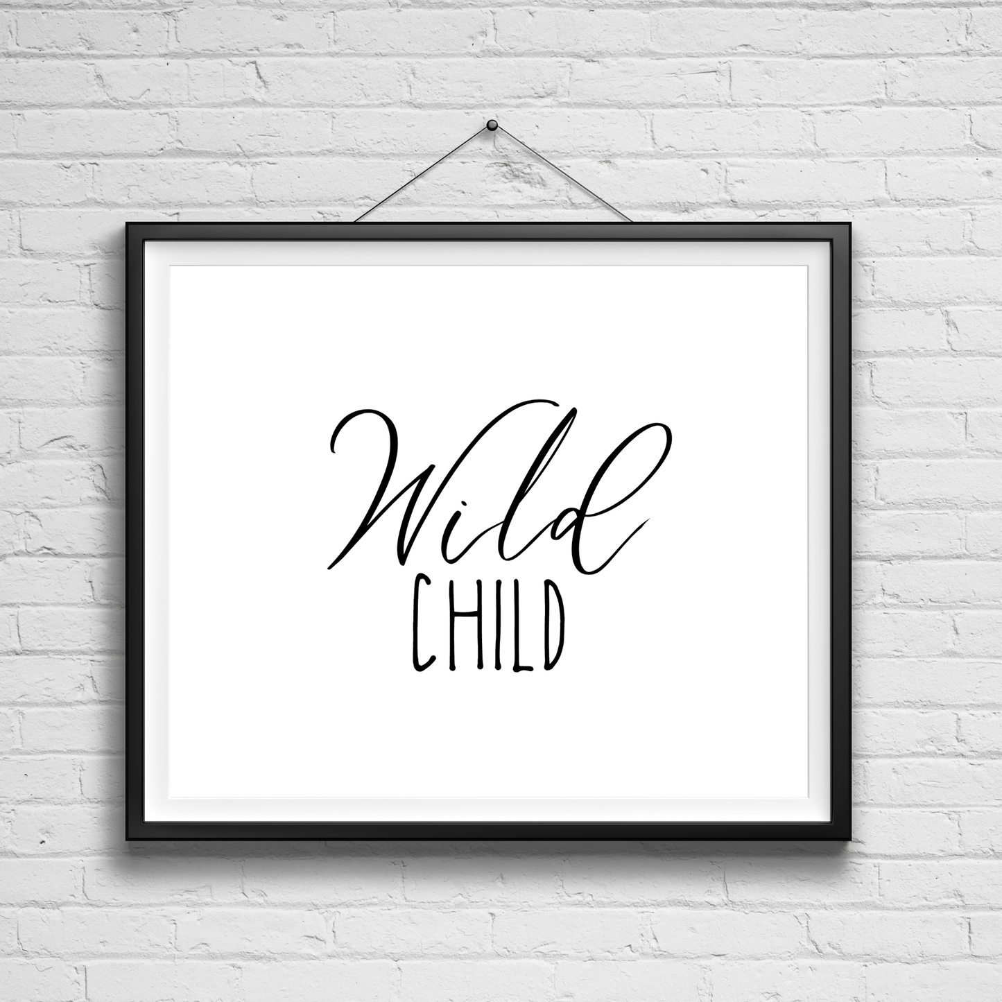 Wild Child Art Print | Nursery Decor