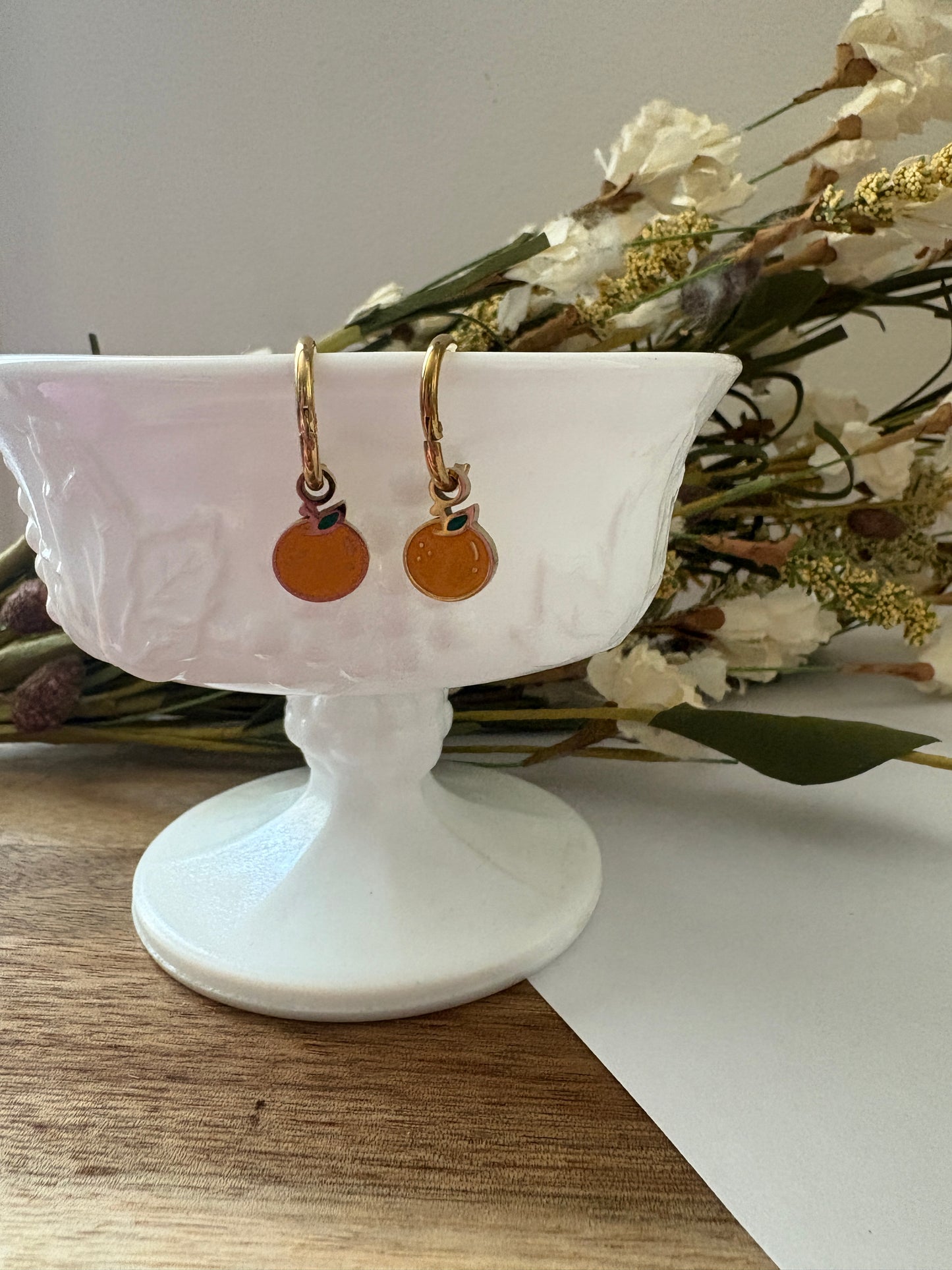 Clementine Charm Huggies