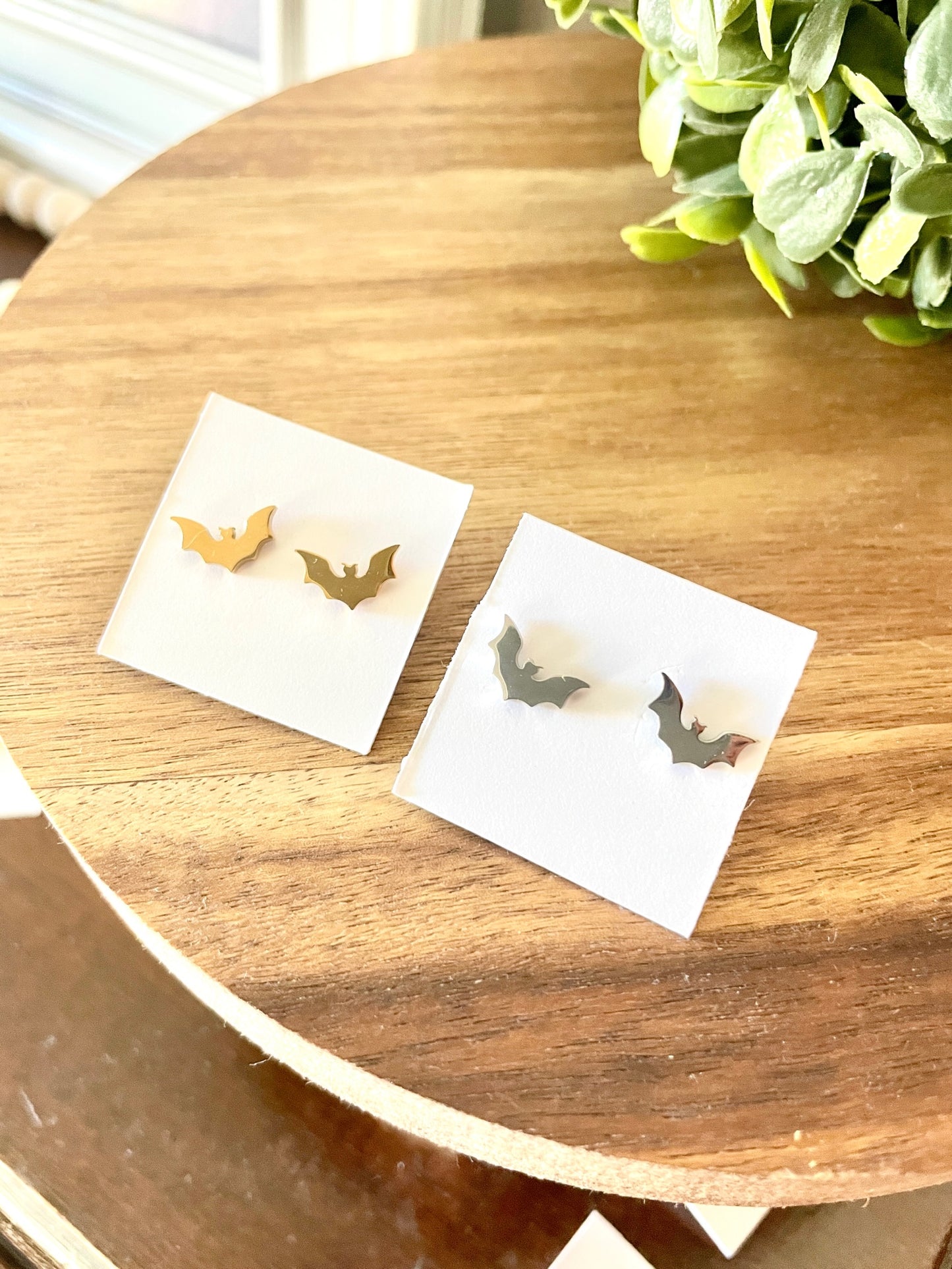Bat Stud Earrings