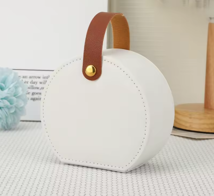 Round Travel Jewelry Box