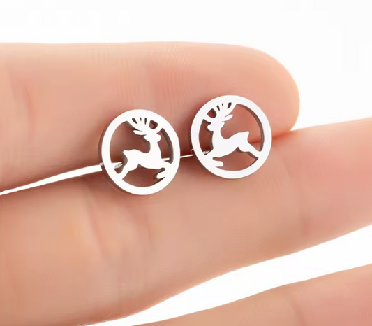 Reindeer in Round Studs