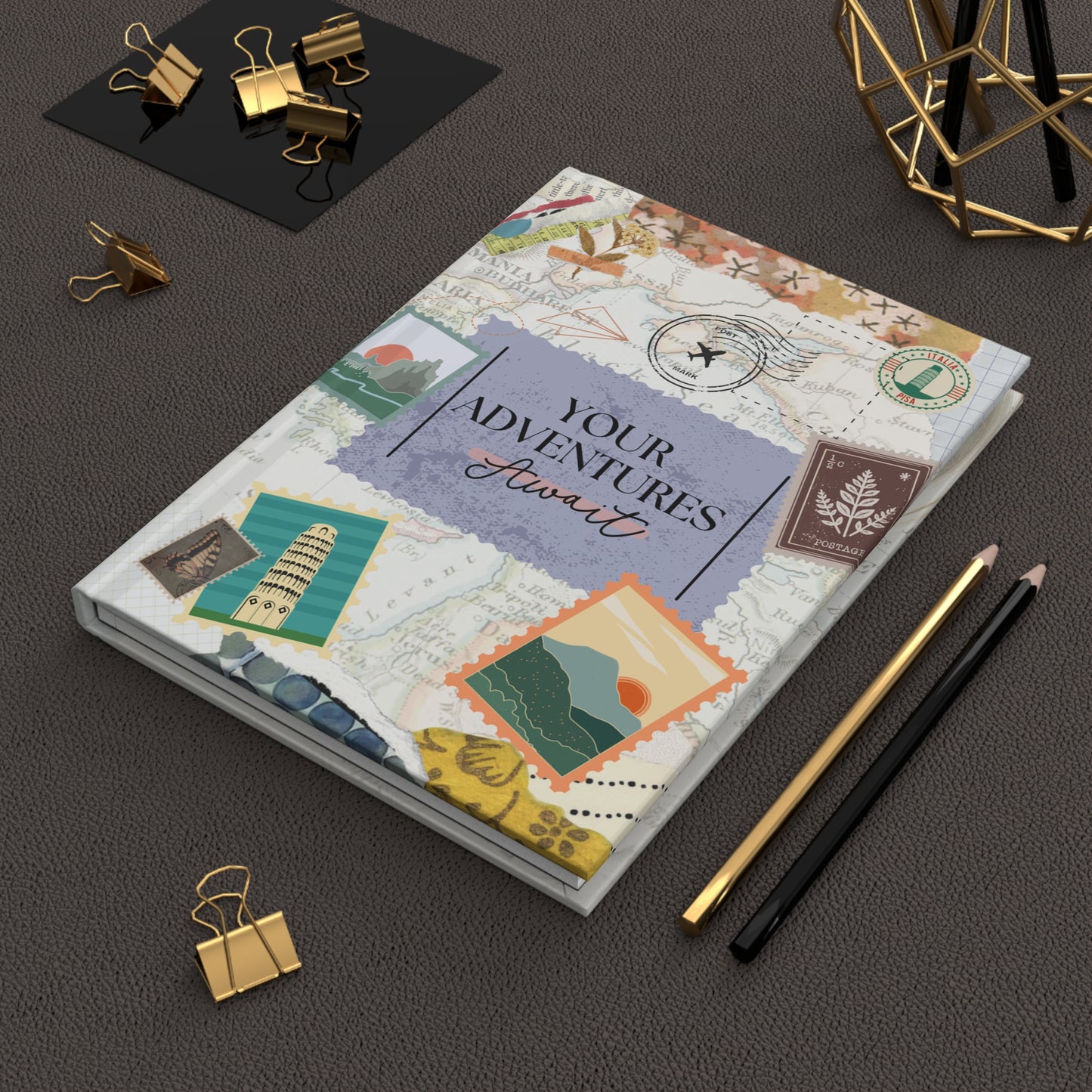 Your Adventures Await Hardcover Travel Journal | Graduation Gift