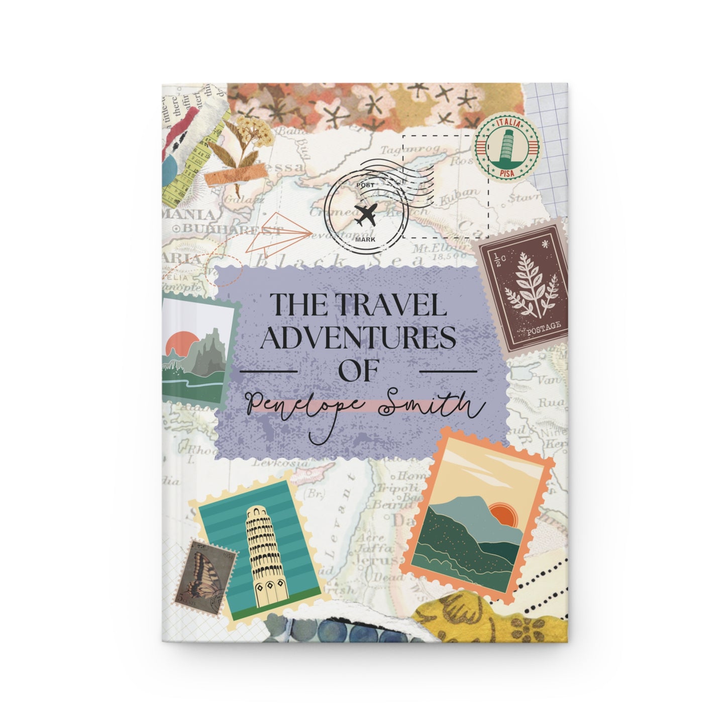 Personalized Adventure Hardcover Journal | Customized Notebook for Explorers | Custom Gift for Writers