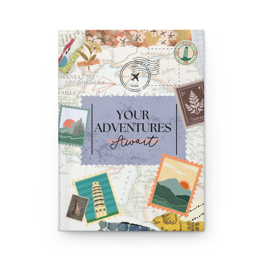 Your Adventures Await Hardcover Travel Journal | Graduation Gift