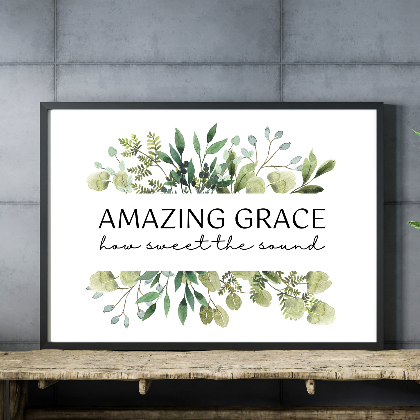 Amazing Grace Art Print | Wall Decor