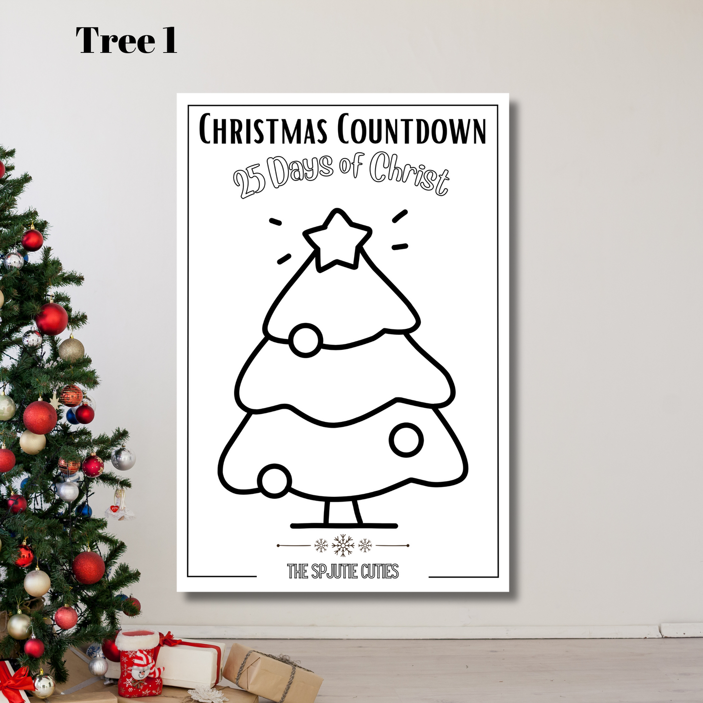 25 Days of Christ | Christmas Coloring Advent Poster