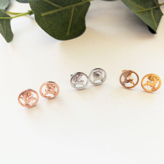 Reindeer in Round Studs
