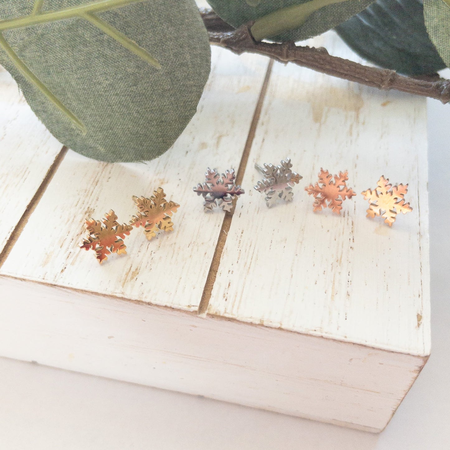 Snowflake Studs