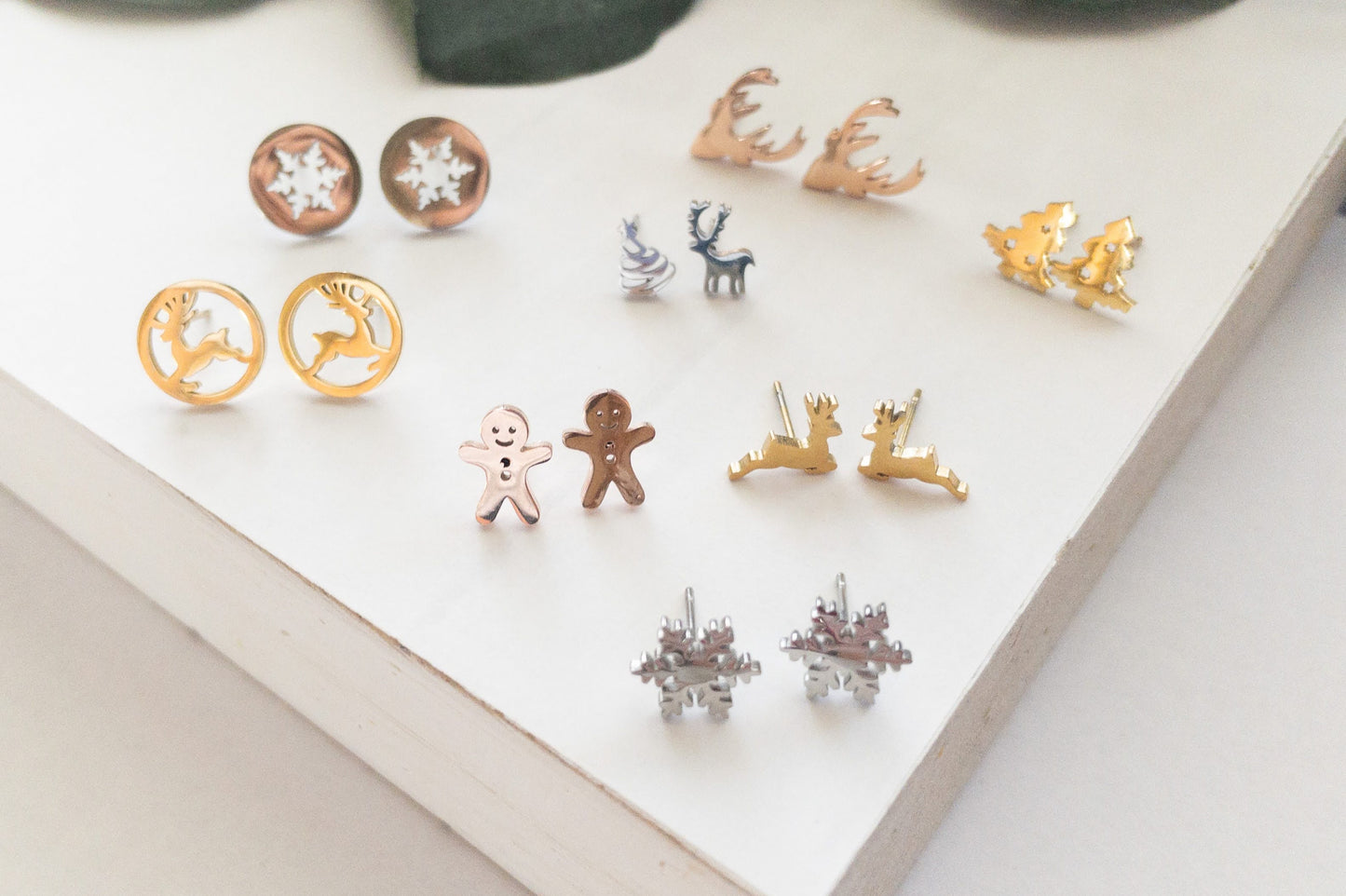 Gingerbread Men Studs