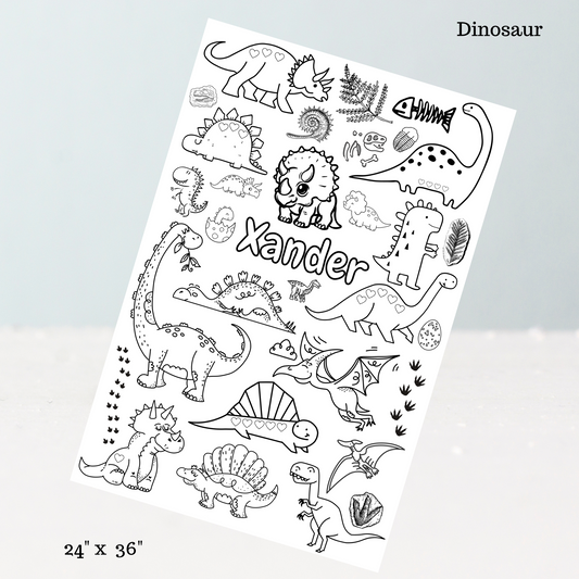 Dinosaur | Custom Coloring Page