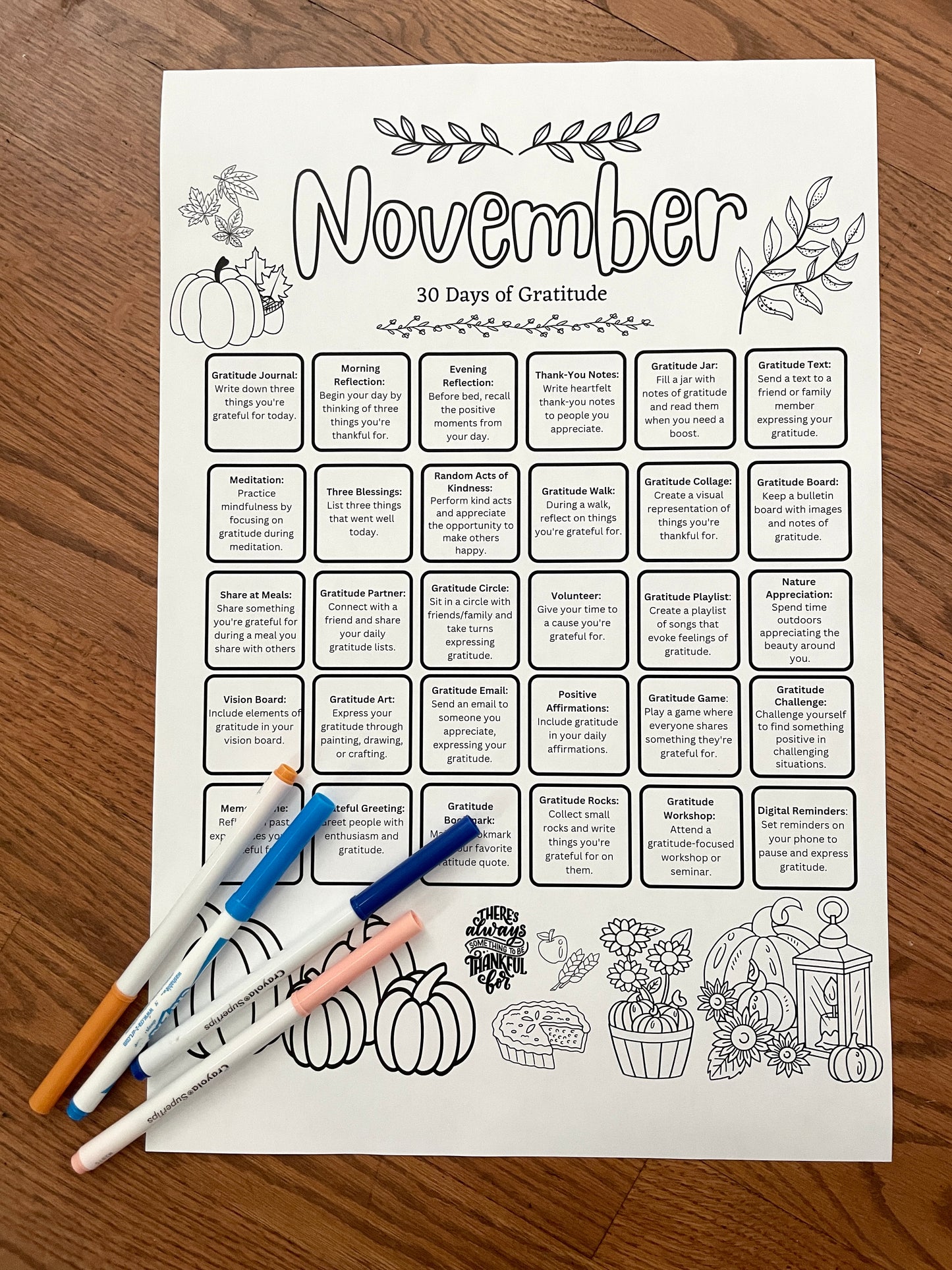 30 Days of Gratitude | November