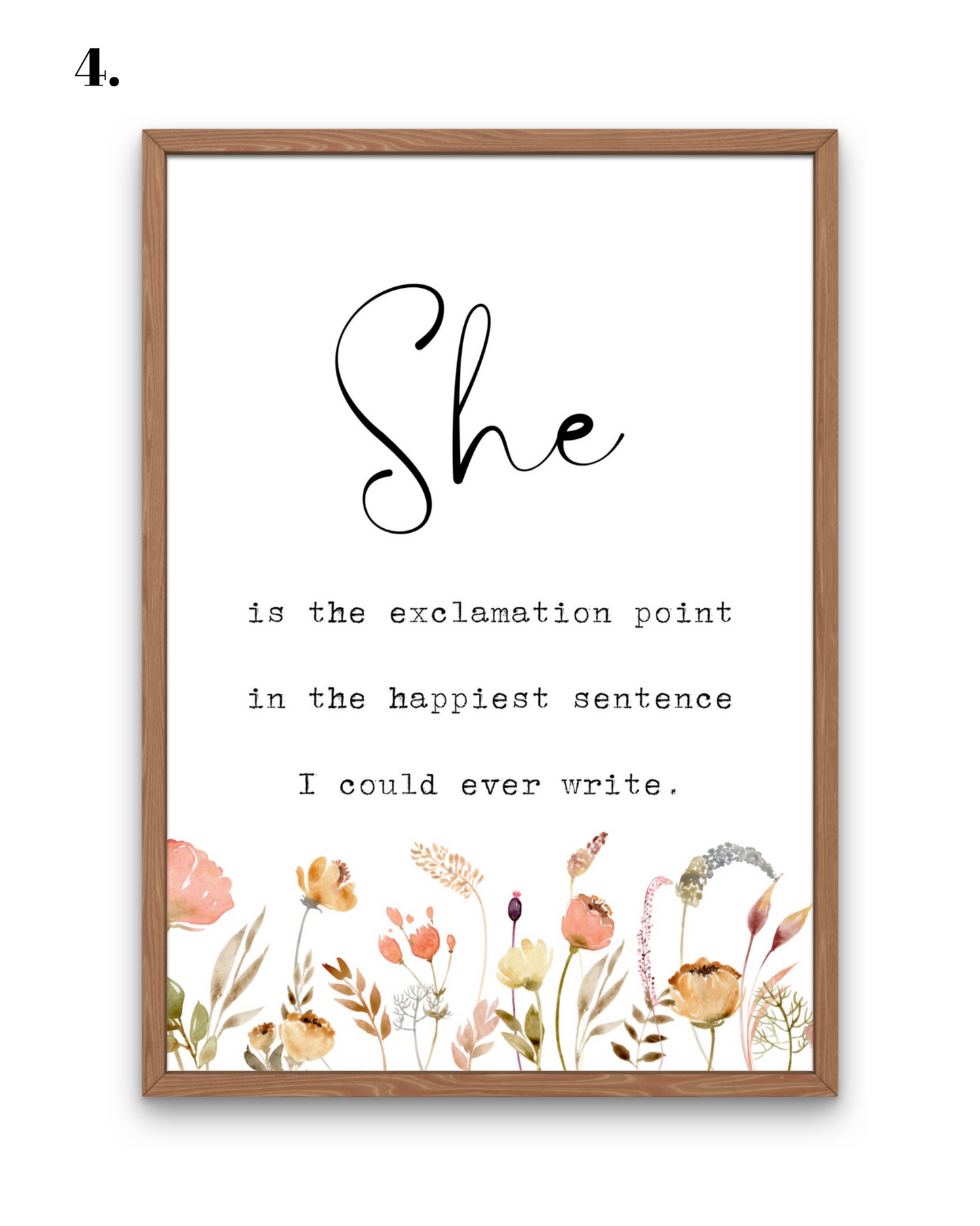 She Is ... Nursery Art Print | 5 Styles