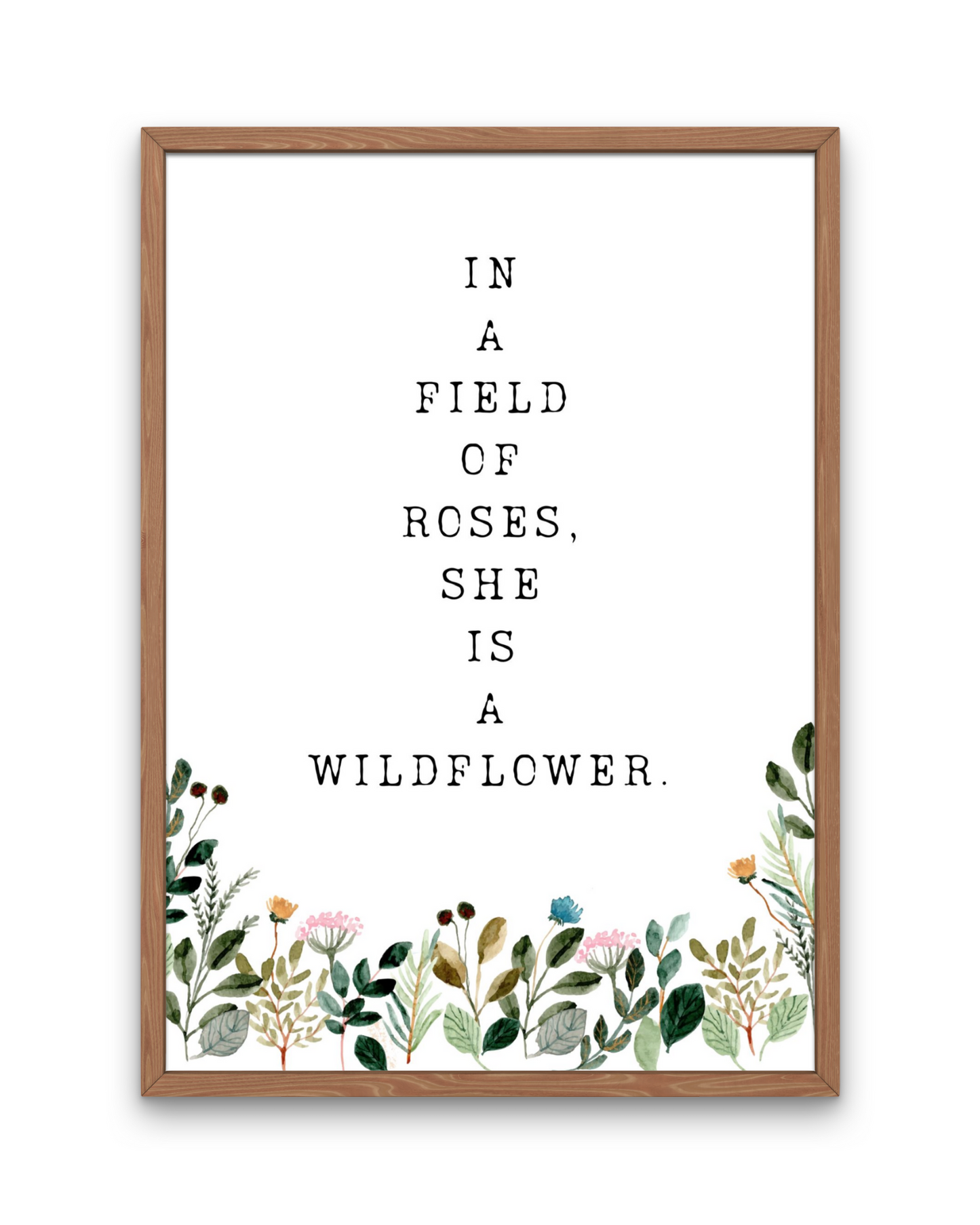 She is a Wildflower Art Print | 3 styles