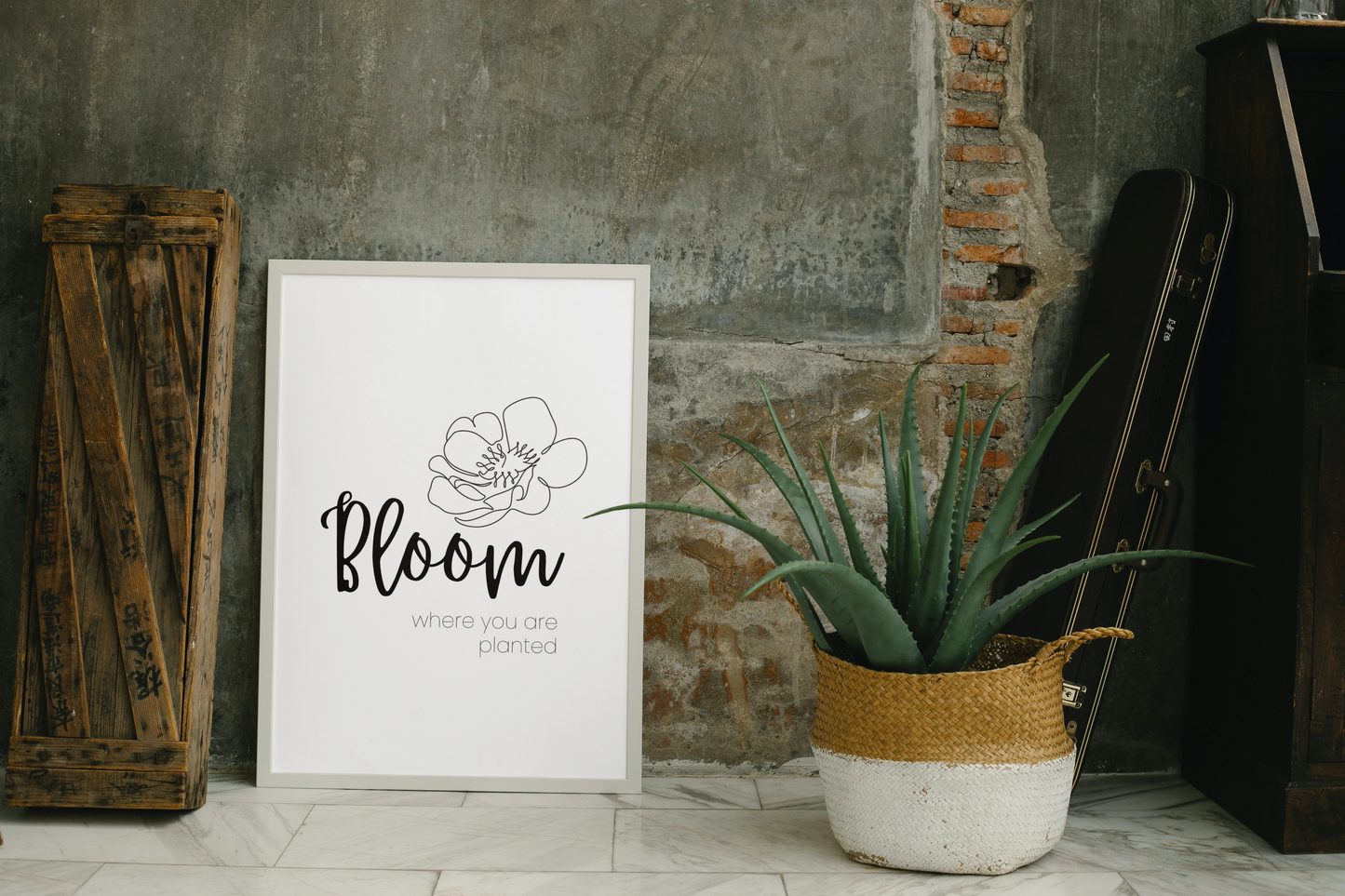 Bloom Where You Are Planted Art Print