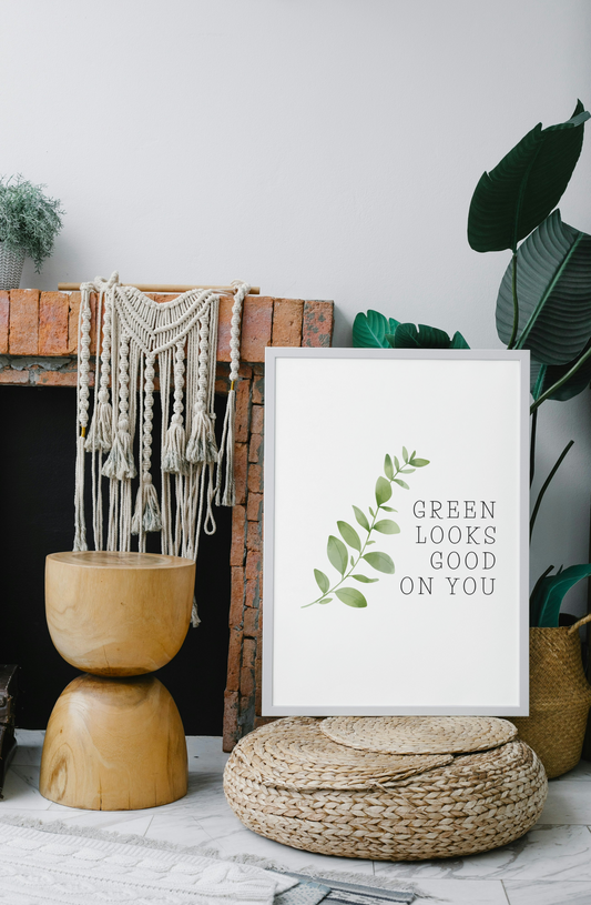 Green Looks Good On You Art Print